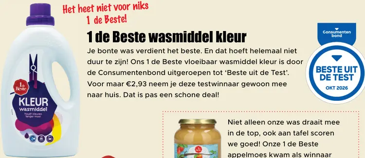 Aanbieding: Wasmiddel kleur