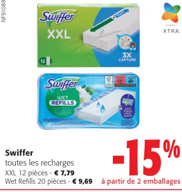 Offre: Swiffer toutes les recharges