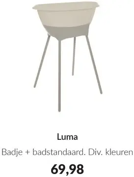 Aanbieding: Badje + badstandaard