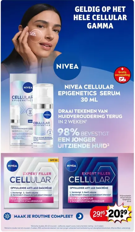 Promotie: Nivea cellular epigenetics serum
