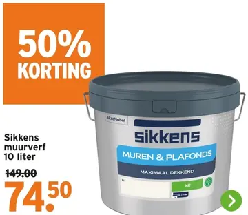 Aanbieding: Muurverf 10 liter