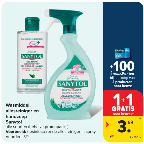 Promotie: Wasmiddel, allesreiniger en handzeep