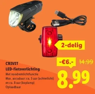 Aanbieding: LED-fietsverlichting