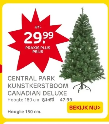 Aanbieding: Kunstkerstboom canadian deluxe
