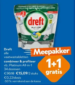 Aanbieding: Dreft Platinum All-in-1