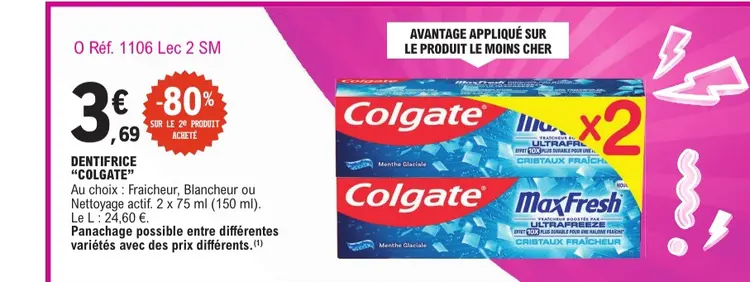 Promotie: Dentifrice