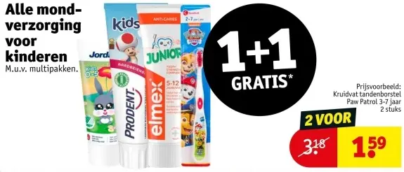 Aanbieding: Alle mondverzorging voor kinderen