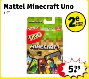 Aanbieding: Minecraft Uno