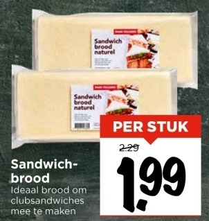 Aanbieding: Sandwich- brood