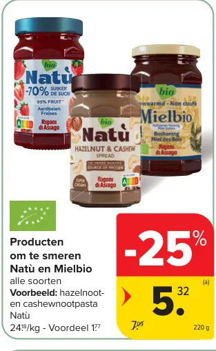Promotie: Natu en Mielbio