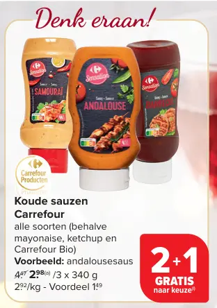 Promotie: Koude sauzen