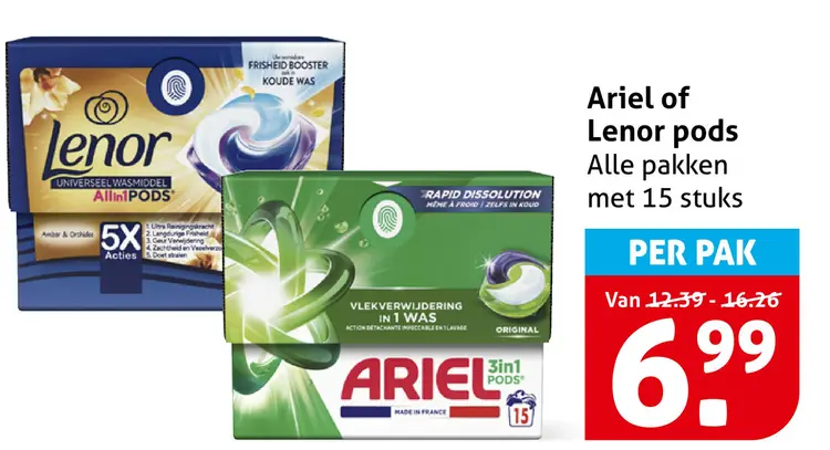 Aanbieding: Ariel of Lenor pods