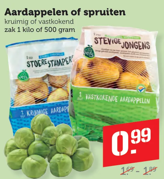 Aanbieding: Aardappelen of spruiten