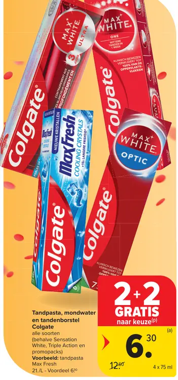 Promotie: Tandpasta, mondwater en tandenborstel