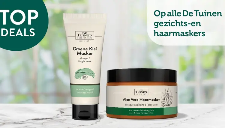 Aanbieding: Alle De Tuinen gezichts- en haarmaskers