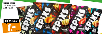 Aanbieding: Epixs chips zak