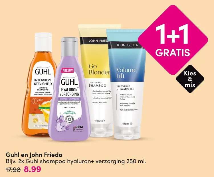 Aanbieding: Guhl en John Frieda