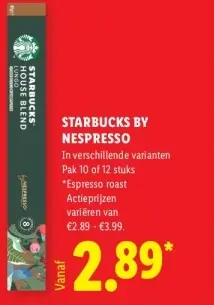 Aanbieding: Starbucks by NESPRESSO