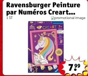 Offre: Peinture par Numéros Creart Unicorn