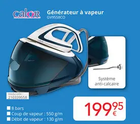 Offre: Générateur à vapeur GV9558CO
