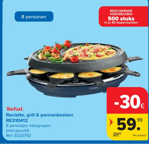 Promotie: Raclette, grill & pannenkoeken