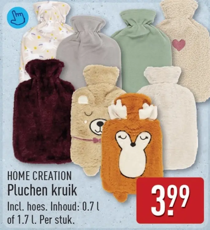 Aanbieding: Pluchen kruik