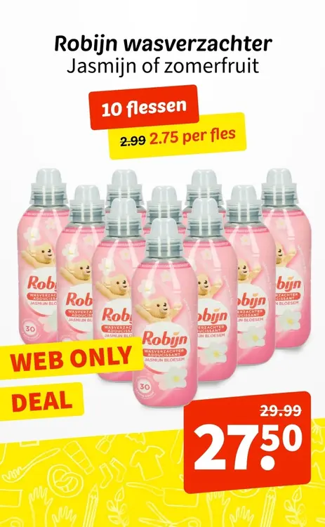 Promotie: Wasverzachter jasmijn of zomerfruit