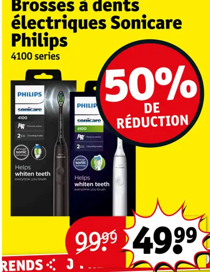 Offre: Brosses à dents électriques Sonicare Philips