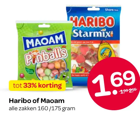 Aanbieding: Haribo of Maoam