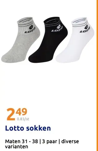 Aanbieding: Lotto sokken