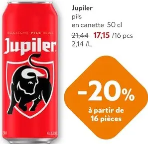 Offre: Pils en canette