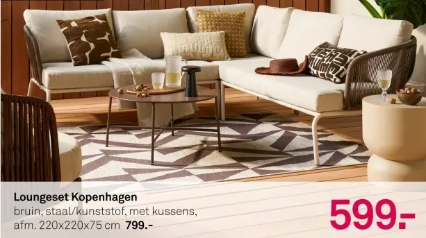 Aanbieding: Loungeset Kopenhagen
