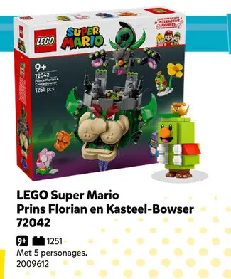Aanbieding: Super Mario Prins Florian en Kasteel-Bowser