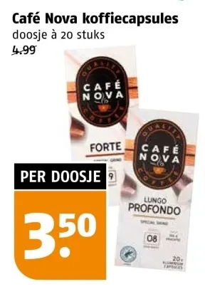 Aanbieding: Koffiecapsules
