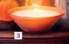 Promotie: Ivoorwitte kaars in terracotta pot