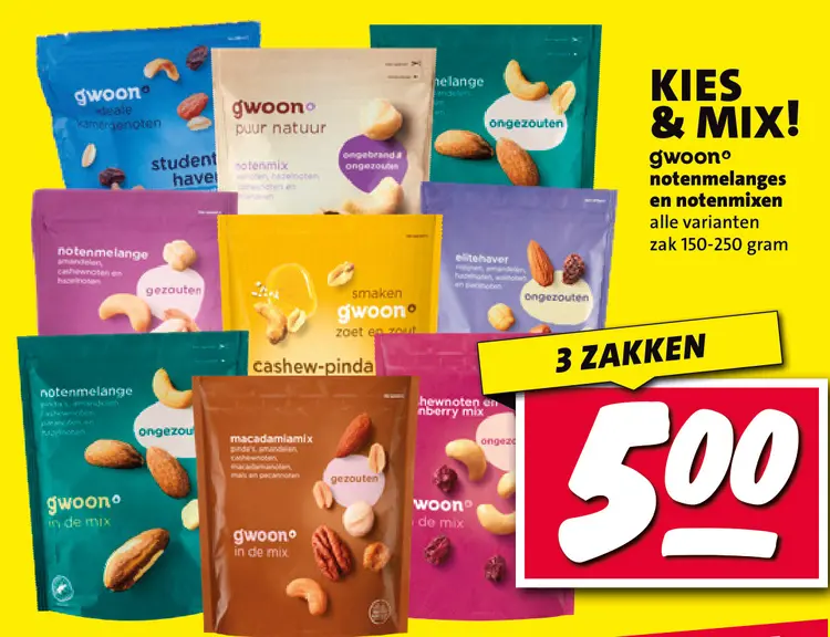 Aanbieding: Notenmelanges en notenmixen
