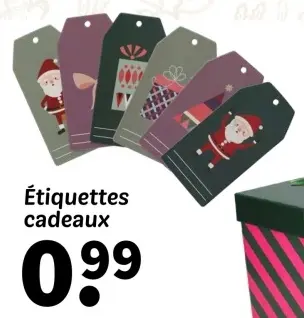 Offre: Étiquettes cadeaux