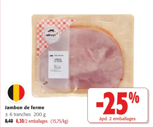 Offre: Jambon de ferme
