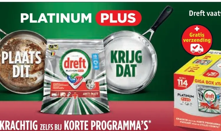 Promotie: Dreft Platinum Plus