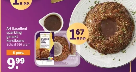 Aanbieding: sparkling gehakt kerstkrans