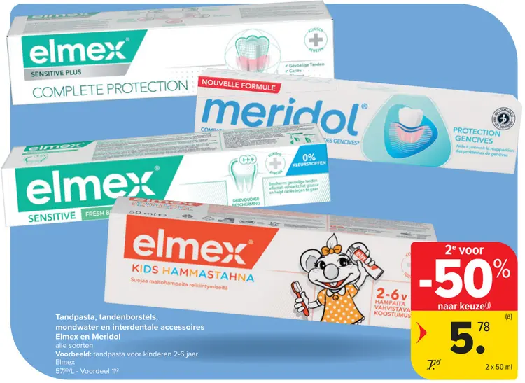 Promotie: Tandpasta, tandenborstels, mondwater en interdentale accessoires