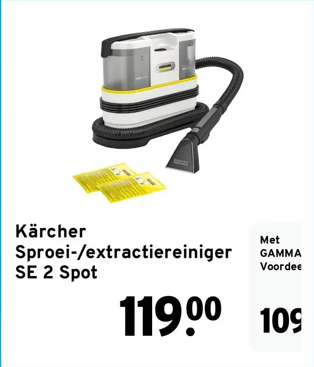 Aanbieding: Sproei-/extractiereiniger SE 2 Spot