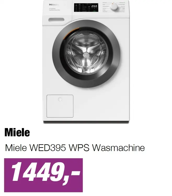 Aanbieding: Miele WED395 WPS Wasmachine