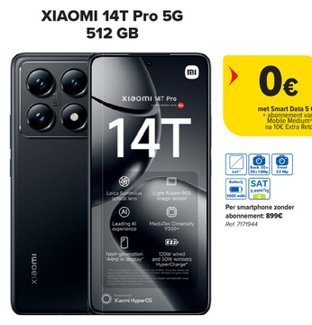 Aanbieding: XIAOMI 14T Pro 512 GB