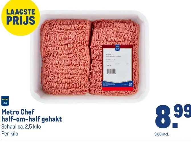 Aanbieding: half-om-half gehakt