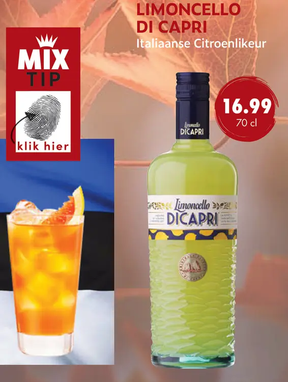 Aanbieding: Limoncello Di Capri Italiaanse Citroenlikeur