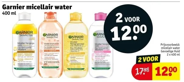 Aanbieding: Micellair water