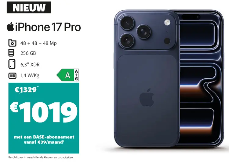 Aanbieding: iPhone 17 Pro