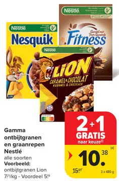Aanbieding: Gamma ontbijtgranen en graanrepen