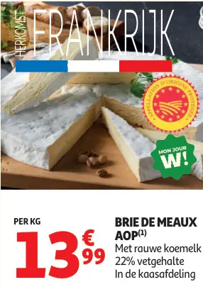Promotie: Brie de Meaux AOP